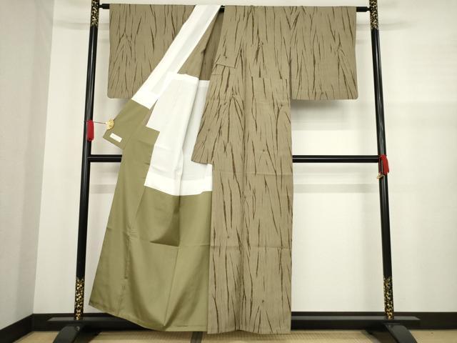 平和屋着物●上質な小紋 竜巻絞り やまと金ラベル 正絹 逸品 AAAZ8957ck
