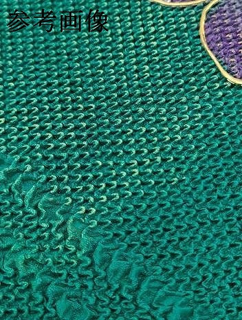 平和屋着物●和装小物　振袖用帯締め・帯揚げセット　総絞り　舞花文　金糸　金彩　撚り房　逸品　AAAZ8972ay