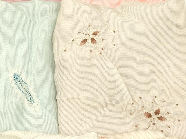 平和屋着物＊夏物　和装小物　帯揚げ10枚　部分絞り　柄絞り　全て正絹　逸品　AAAZ8994ay