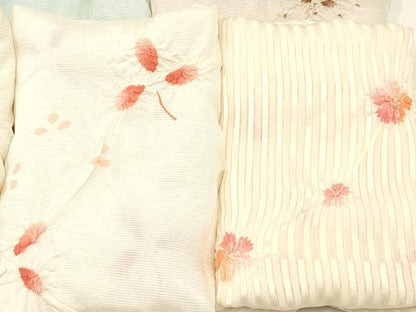 平和屋着物＊夏物　和装小物　帯揚げ10枚　部分絞り　柄絞り　全て正絹　逸品　AAAZ8994ay