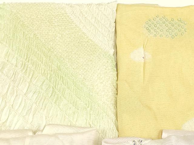 平和屋着物＊夏物　和装小物　帯揚げ10枚　部分絞り　柄絞り　全て正絹　逸品　AAAZ8995ay