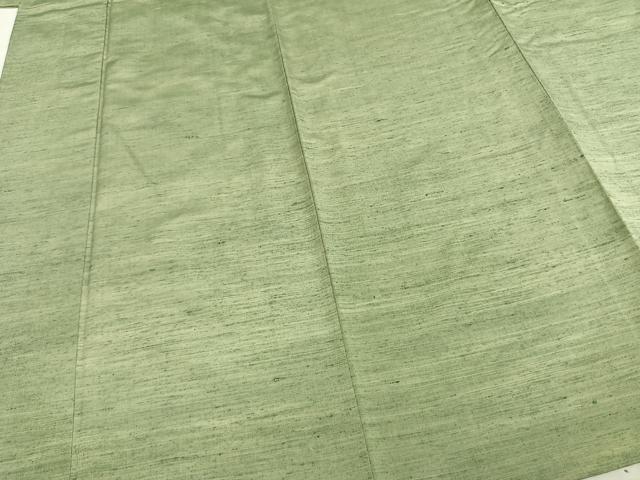 平和屋着物▽上質な紬 単衣 霞文 正絹 逸品 AAAZ9003fy