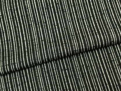 平和屋着物▽上質な紬 単衣 縞 正絹 逸品 AAAZ9004fy