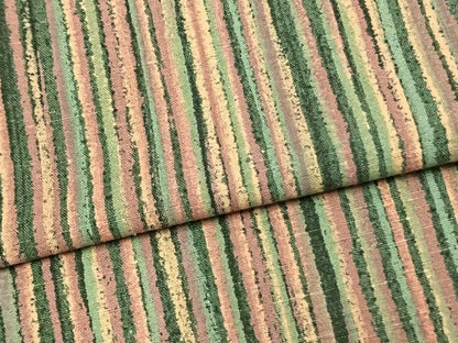 平和屋着物▽上質な紬 単衣 縞 正絹 逸品 AAAZ9005fy