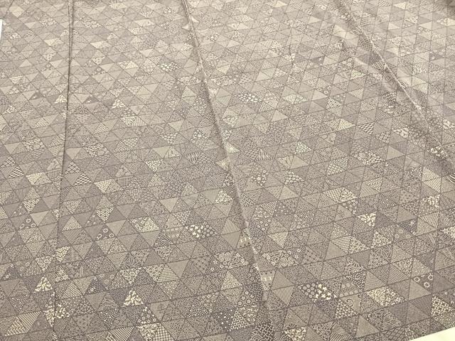 平和屋着物▽江戸小紋 単衣 寄せ小紋柄 正絹 逸品 AAAZ9012fy