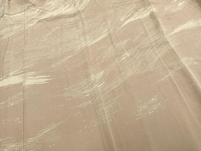 平和屋着物▽ファッションブランド CELINE セリーヌ 訪問着 単衣 霞文 金彩 正絹 逸品 AAAZ9018fy