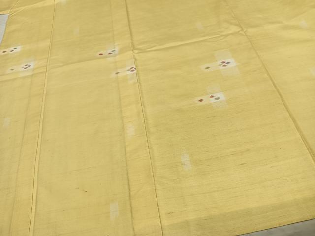 平和屋着物▽長井紬 単衣 草木染 手織 渡源工房 さが美扱い 証紙付き 正絹 逸品 AAAZ9022fy