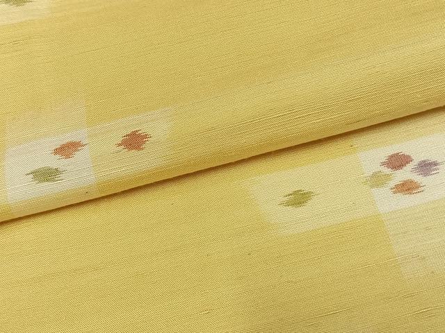 平和屋着物▽長井紬 単衣 草木染 手織 渡源工房 さが美扱い 証紙付き 正絹 逸品 AAAZ9022fy