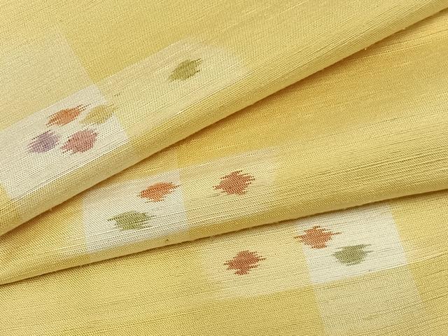平和屋着物▽長井紬 単衣 草木染 手織 渡源工房 さが美扱い 証紙付き 正絹 逸品 AAAZ9022fy