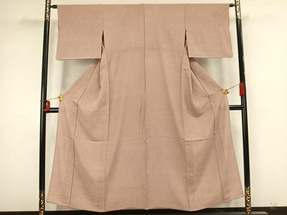 平和屋着物▽安田貞男 江戸小紋 単衣 角通し 正絹 逸品 AAAZ9028fy