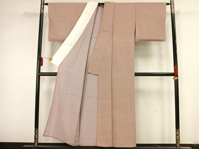 平和屋着物▽安田貞男 江戸小紋 単衣 角通し 正絹 逸品 AAAZ9028fy