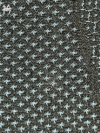 平和屋着物▽お召 単衣 100亀甲 立涌文 正絹 逸品 未使用 AAAZ9031fy
