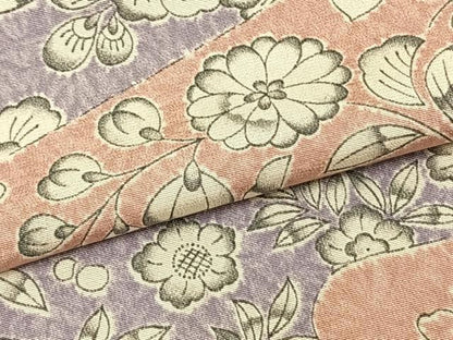 平和屋着物▽上質な小紋 単衣 辻が花 ロング丈 正絹 逸品 AAAZ9038fy