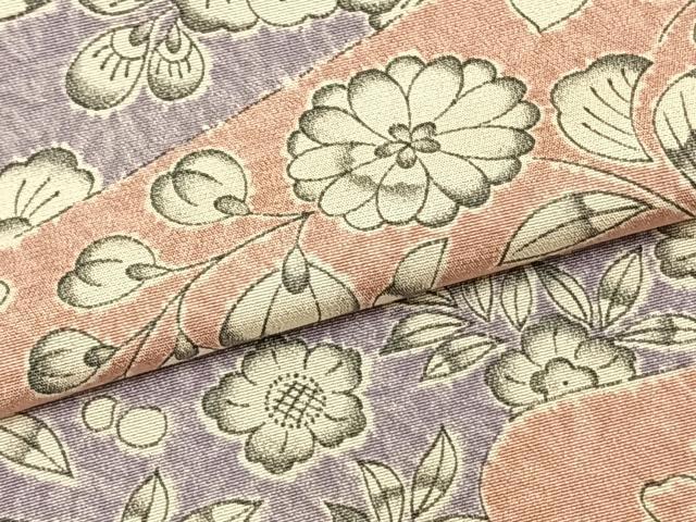 平和屋着物▽上質な小紋 単衣 辻が花 ロング丈 正絹 逸品 AAAZ9038fy