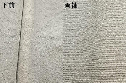 平和屋着物▽上質な小紋 単衣 舞花文 正絹 逸品 AAAZ9044fy