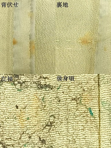 平和屋着物▽上質な小紋 単衣 墨流し文様 正絹 逸品 AAAZ9046fy