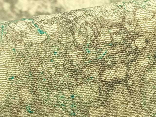 平和屋着物▽上質な小紋 単衣 墨流し文様 正絹 逸品 AAAZ9046fy