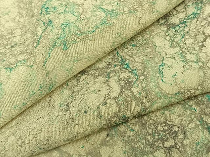 平和屋着物▽上質な小紋 単衣 墨流し文様 正絹 逸品 AAAZ9046fy