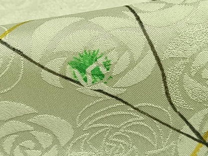 平和屋着物▽小紋 単衣 枝花文 洗える着物 AAAZ9047fy