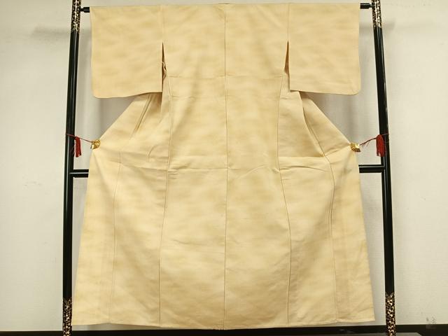 平和屋着物▽上質な紬 単衣 霞文 正絹 逸品 AAAZ9051fy