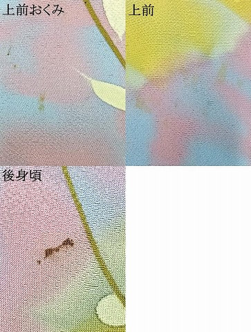 平和屋着物▽上質な小紋 単衣 枝花文 正絹 逸品 AAAZ9052fy