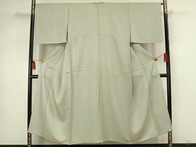 平和屋着物▽上質な小紋 単衣 散らし文 正絹 逸品 AAAZ9059fy