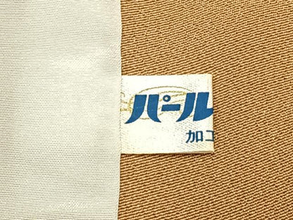 平和屋着物▽訪問着 単衣 総刺繍 草花文 正絹 逸品 AAAZ9060fy