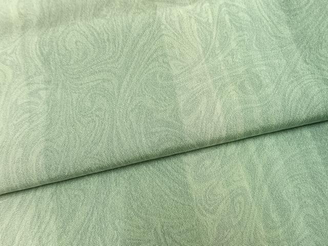 平和屋着物▽上質な小紋 単衣 墨流し文様 正絹 逸品 AAAZ9068fy