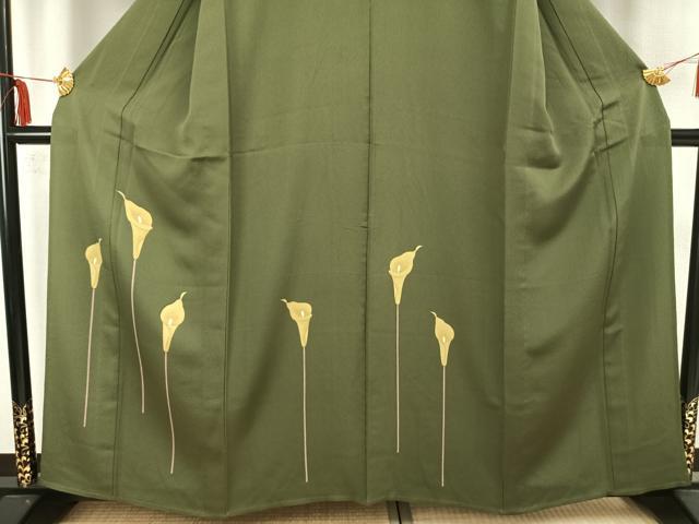 平和屋着物▽訪問着 単衣 カラー 正絹 逸品 AAAZ9069fy
