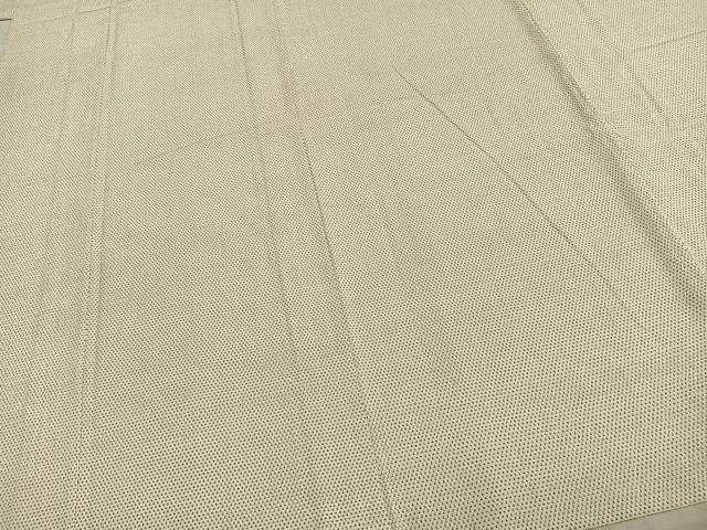 平和屋着物▽本塩沢 単衣 蚊絣 正絹 逸品 AAAZ9077fy