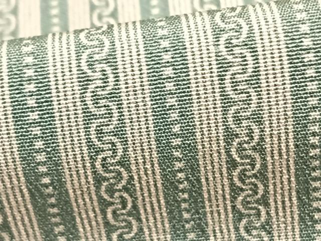 平和屋着物▽上質な小紋　単衣　間道　正絹　逸品　AAAZ9079fy