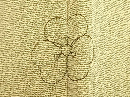 平和屋着物▽訪問着 単衣 吉祥花鳥文 金彩 正絹 逸品 AAAZ9080fy