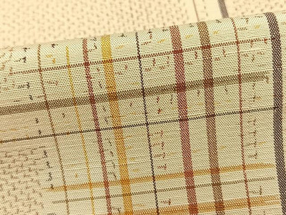 平和屋着物▽上質な紬 単衣 色紙重ね文 正絹 逸品 AAAZ9089fy