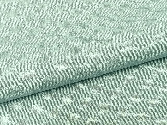 平和屋着物▽色無地　単衣　花尽くし　水色　洗える着物　AAAZ9092fy