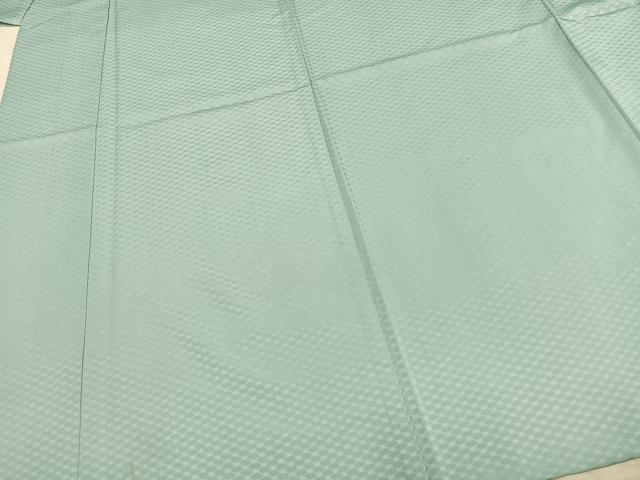 平和屋着物▽色無地　単衣　花尽くし　水色　洗える着物　AAAZ9093fy