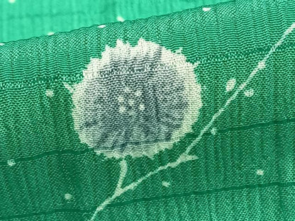 平和屋着物▽小紋 単衣 枝花文 暈し染め 洗える着物 AAAZ9094fy
