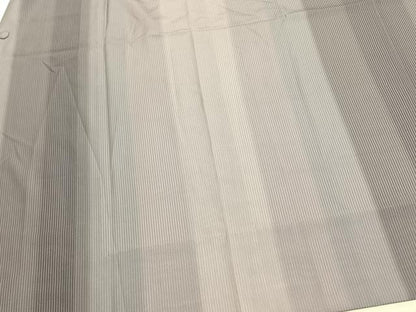 平和屋着物▽道行コート　スリーシーズン　春夏秋　塵除け　縞　ロング丈　正絹　逸品　AAAZ9099fy