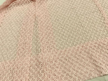 平和屋着物▽羽織 スリーシーズン 春夏秋 塵除け 総レース 花尽くし 正絹 逸品 AAAZ9101fy