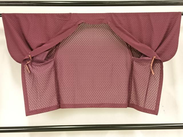 平和屋着物▽羽織 スリーシーズン 春夏秋 塵除け 抽象地紋 浅蘇芳色 正絹 逸品 AAAZ9107fy