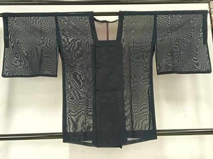 平和屋着物▽二部式　道行コート　スリーシーズン　春夏秋　塵除け　霞文　正絹　逸品　AAAZ9108fy