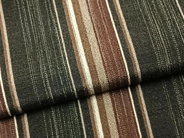 平和屋着物▽お召 単衣 間道 正絹 逸品 未使用 AAAZ9118fy