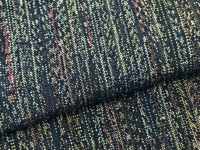 平和屋着物▽上質な紬 単衣 霞文 正絹 逸品 AAAZ9121fy