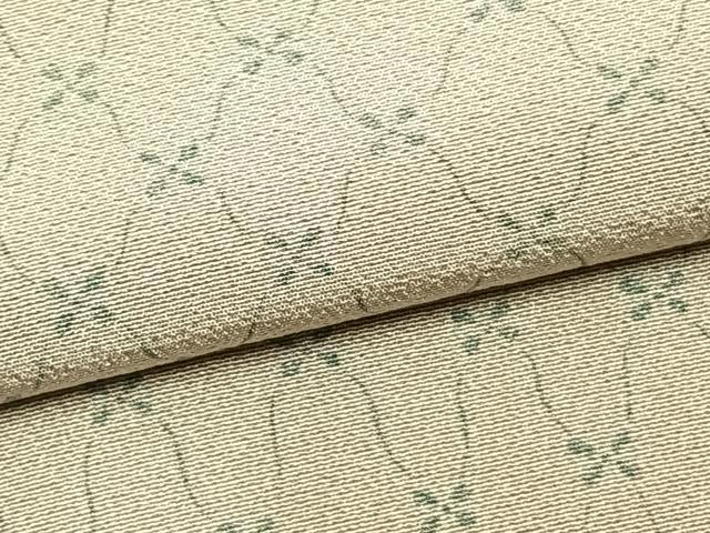 平和屋着物▽上質な小紋 単衣 幾何学花文 正絹 逸品 未使用 AAAZ9124fy
