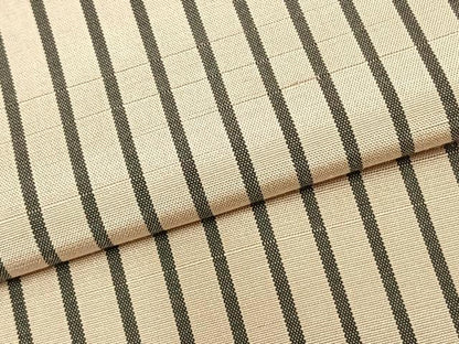 平和屋着物▽お召 単衣 縞 正絹 逸品 AAAZ9127fy