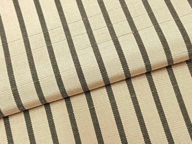 平和屋着物▽お召 単衣 縞 正絹 逸品 AAAZ9127fy