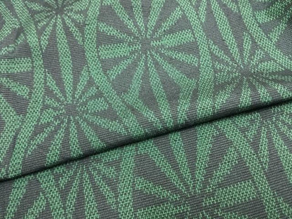 平和屋着物▽上質な紬　単衣　立涌文　正絹　逸品　AAAZ9140fy