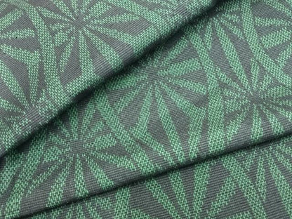 平和屋着物▽上質な紬　単衣　立涌文　正絹　逸品　AAAZ9140fy