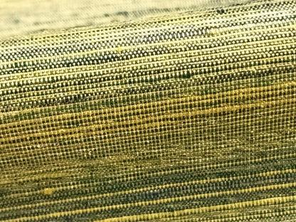 平和屋着物▽上質な紬 単衣 横縞 正絹 逸品 AAAZ9145fy