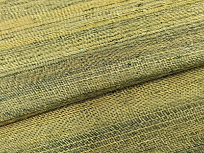 平和屋着物▽上質な紬 単衣 横縞 正絹 逸品 AAAZ9145fy