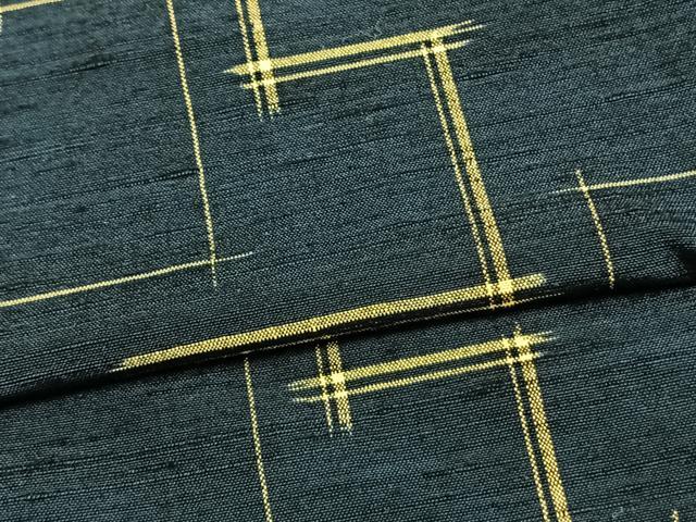 平和屋着物▽上質な紬 単衣 抽象文様 正絹 逸品 AAAZ9172fy